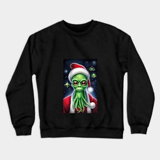 Alien Santa Crewneck Sweatshirt